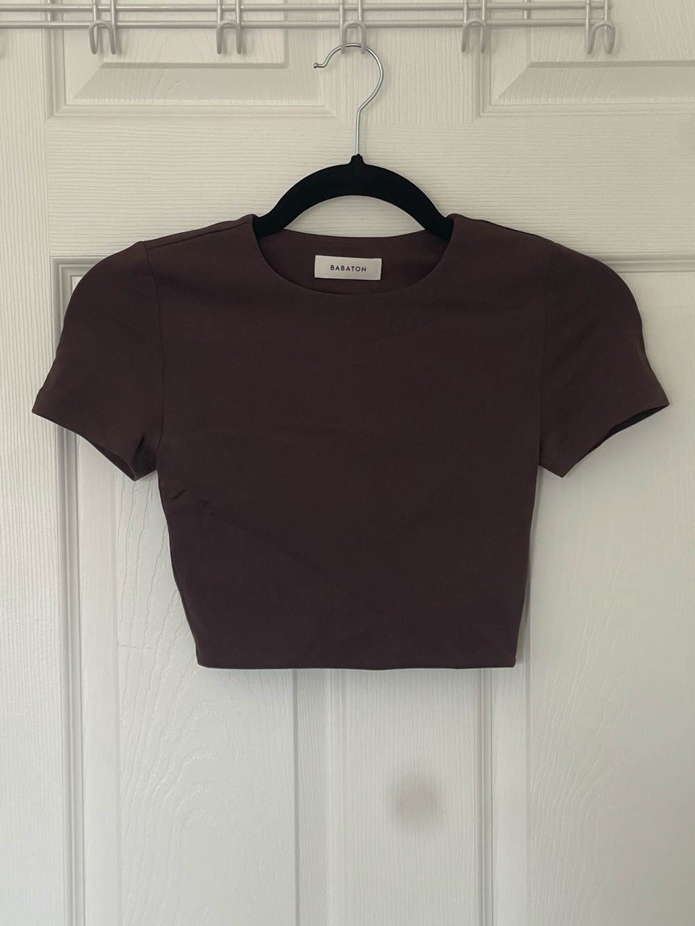 Aritzia Babaton Contour Crew Cropped T-shirt